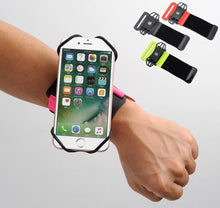 Заредете изображение във визуализатора на галерията – Universal Running Forearm Armband for 6" Smartphones black
