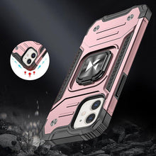 Заредете изображение във визуализатора на галерията – Wozinsky Ring Armor case for iPhone 14 Plus armored cover magnetic holder gold ring
