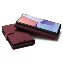 Заредете изображение във визуализатора на галерията – Spigen WALLET "S" PLUS GALAXY S23 ULTRA BURGUNDY
