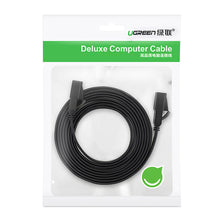 Заредете изображение във визуализатора на галерията – Ugreen Ethernet patch cord U/FTP Cat. 7 10Gb/s flat 0.5m black (NW106)
