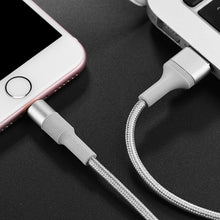 Заредете изображение във визуализатора на галерията – Borofone Cable BX21 Outstanding - USB to Lightning - 2,4A 1 metre grey
