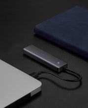 Заредете изображение във визуализатора на галерията – Ugreen USB Type C HUB - 4x USB 3.2 Gen 1 with USB-C power port gray (CM219 70336)
