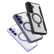Заредете изображение във визуализатора на галерията – Dux Ducis Skin X Pro case with magnetic ring / stand for Samsung S24+ - black
