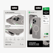Заредете изображение във визуализатора на галерията – Amazing Thing Titan Edge Mag Case IP156.1PTEMGY for Iphone 15 Pro titanium
