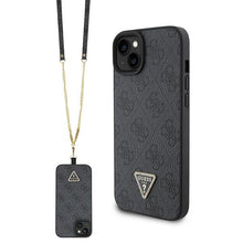 Заредете изображение във визуализатора на галерията – Original Case GUESS hardcase Crossbody 4G Metal Logo GUHCP15SP4TDSCPK for Iphone 15 black
