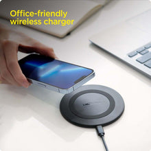 Заредете изображение във визуализатора на галерията – Spigen PF2104G ARCFIELD WIRELESS CHARGER 15W BLACK
