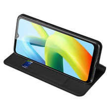 Заредете изображение във визуализатора на галерията – Dux Ducis Skin Pro Case for Xiaomi Redmi A1+ Flip Card Wallet Stand Black
