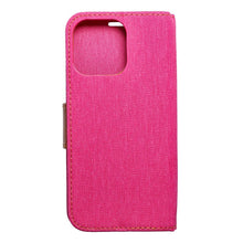 Заредете изображение във визуализатора на галерията – CANVAS Book case for IPHONE 15 Pro Max pink
