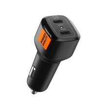 Заредете изображение във визуализатора на галерията – Spigen PC2200 ARCSTATION 2-PORT CAR CHARGER PD75W BLACK
