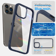 Заредете изображение във визуализатора на галерията – Spigen ultra hybrid гръб за iphone 14 pro navy blue - TopMag
