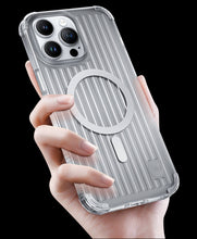 Заредете изображение във визуализатора на галерията – Kingxbar PQY Go Out Series magnetic case for iPhone 14 MagSafe laser color
