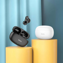 Заредете изображение във визуализатора на галерията – Hoco wireless headset stereo tws ew17 amusement white - TopMag
