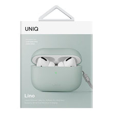 Заредете изображение във визуализатора на галерията – Uniq case Lino AirPods Pro 2 gen Silicone mint/mint green
