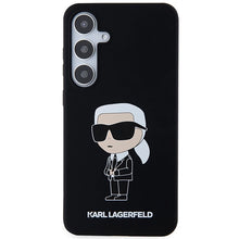 Заредете изображение във визуализатора на галерията – Karl Lagerfeld Silicone Ikonik case for Samsung Galaxy S24+ - black
