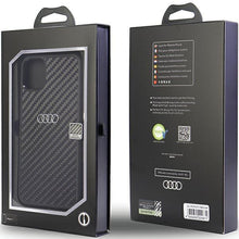 Заредете изображение във визуализатора на галерията – Audi Carbon Fiber iPhone 11 / Xr 6.1" black/black hardcase AU-TPUPCIP11-R8/D2-BK
