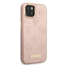 Заредете изображение във визуализатора на галерията – Guess GUHMP13MSAPSTP iPhone 13 6.1" pink/pink hardcase Peony Logo Plate MagSafe
