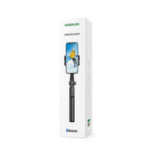 Заредете изображение във визуализатора на галерията – Ugreen selfie stick extendable telescopic tripod with Bluetooth remote control black (LP508)
