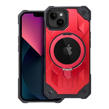 Заредете изображение във визуализатора на галерията – Armor Mag Cover case compatible with MagSafe for IPHONE 13 / 14 red
