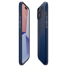 Заредете изображение във визуализатора на галерията – Spigen Thin Fit case for iPhone 15 - blue
