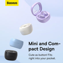 Заредете изображение във визуализатора на галерията – BASEUS TWS True Wireless Earphones Bowie WM02 black NGTW180101
