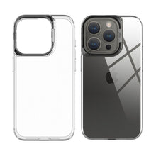 Заредете изображение във визуализатора на галерията – Liavec Transparent TPU Case for Iphone 15 Pro Max black
