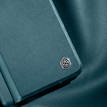 Заредете изображение във визуализатора на галерията – Nillkin Qin Leather Pro Case for Samsung Galaxy Z Fold 4 cover with camera cover and stylus holder brown
