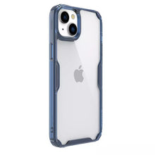 Заредете изображение във визуализатора на галерията – Nillkin Nature Pro TPU Case for Iphone 15 Plus transparent-blue
