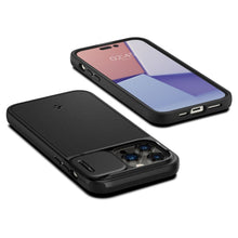 Заредете изображение във визуализатора на галерията – Spigen optik armor mag гръб за  iphone 14 pro max black
