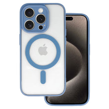 Заредете изображение във визуализатора на галерията – Acrylic Color Magsafe Case for Samsung Galaxy S22 light blue
