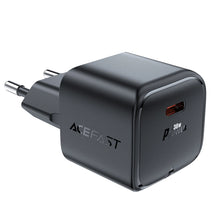 Заредете изображение във визуализатора на галерията – Acefast A77 Mini PD 30W GaN USB-C wall charger - black
