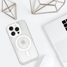 Заредете изображение във визуализатора на галерията – Acrylic Color Magsafe Case for Iphone 15 Pro white
