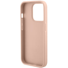 Заредете изображение във визуализатора на галерията – Original Case GUESS Croco Triangle Metal Logo hardcase GUHCP15LPCRTHCP for Iphone 15 Pro pink
