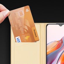 Заредете изображение във визуализатора на галерията – Dux Ducis Skin Pro Case For Xiaomi Redmi 11A / Poco C55 / Redmi 12C Cover Flip Card Wallet Stand Pink
