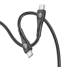 Заредете изображение във визуализатора на галерията – Borofone Cable BX98 Superior - Type C to Type C - PD 60W 3A 1 metre black

