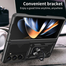 Заредете изображение във визуализатора на галерията – Slide Camera Armor Case for Samsung Galaxy Z Fold 5 Black
