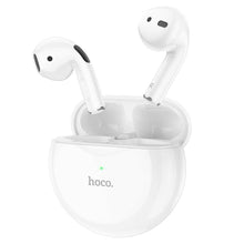 Заредете изображение във визуализатора на галерията – Hoco wireless headset stereo tws ew24 assist true white - TopMag
