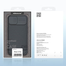 Заредете изображение във визуализатора на галерията – Nillkin CamShield Pro PC+TPU Case for Iphone 14/13 purple
