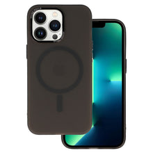 Заредете изображение във визуализатора на галерията – Magnetic Frosted Case for Iphone 15 Pro Max Black
