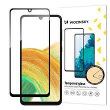 Заредете изображение във визуализатора на галерията – Wozinsky Full Glue Tempered Glass Tempered Glass For Samsung Galaxy A34 5G 9H Full Screen Cover With Black Frame
