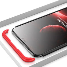 Заредете изображение във визуализатора на галерията – GKK 360 Protection Case Front and Back Case Full Body Cover Huawei P20 Lite black
