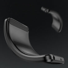 Заредете изображение във визуализатора на галерията – Carbon Case for Xiaomi Redmi 11A / Poco C55 / Redmi 12C Flexible Silicone Carbon Cover Black
