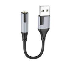 Заредете изображение във визуализатора на галерията – Borofone Adapter BV19 Creator Audio - USB to jack 3,5mm - black
