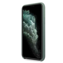 Заредете изображение във визуализатора на галерията – Guess GUHCN58LS4GKA iPhone 11 Pro khaki hard case Silicone 4G Tone On Tone
