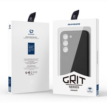 Заредете изображение във визуализатора на галерията – Dux Ducis Grit case for Samsung Galaxy S23+ elegant cover made of artificial leather MagSafe black
