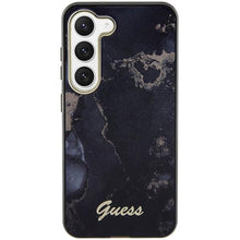 Заредете изображение във визуализатора на галерията – Guess GUHCS23SHTMRSK S23 S911 black/black hardcase Golden Marble Collection
