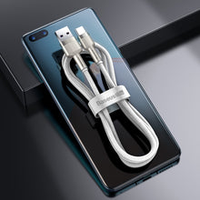 Заредете изображение във визуализатора на галерията – Baseus Cable Cafule Metal - USB to Type C - 66W 2 metres (CAKF000202) white
