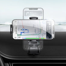 Заредете изображение във визуализатора на галерията – Joyroom Qi wireless 15 W automatic car charger electric phone holder (dashboard) black (JR-ZS248)
