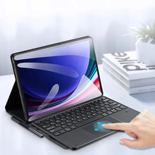 Заредете изображение във визуализатора на галерията – Dux Ducis Bluetooth Keyboard Case (TK Series) for Samsung Tab S9 Plus - Black
