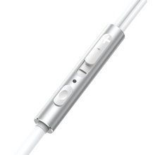 Заредете изображение във визуализатора на галерията – Joyroom Wired Series JR-EW03 wired in-ear headphones - silver

