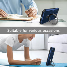 Заредете изображение във визуализатора на галерията – Tel Protect Armor Magsafe Metal Ring Case for Iphone 13 blue
